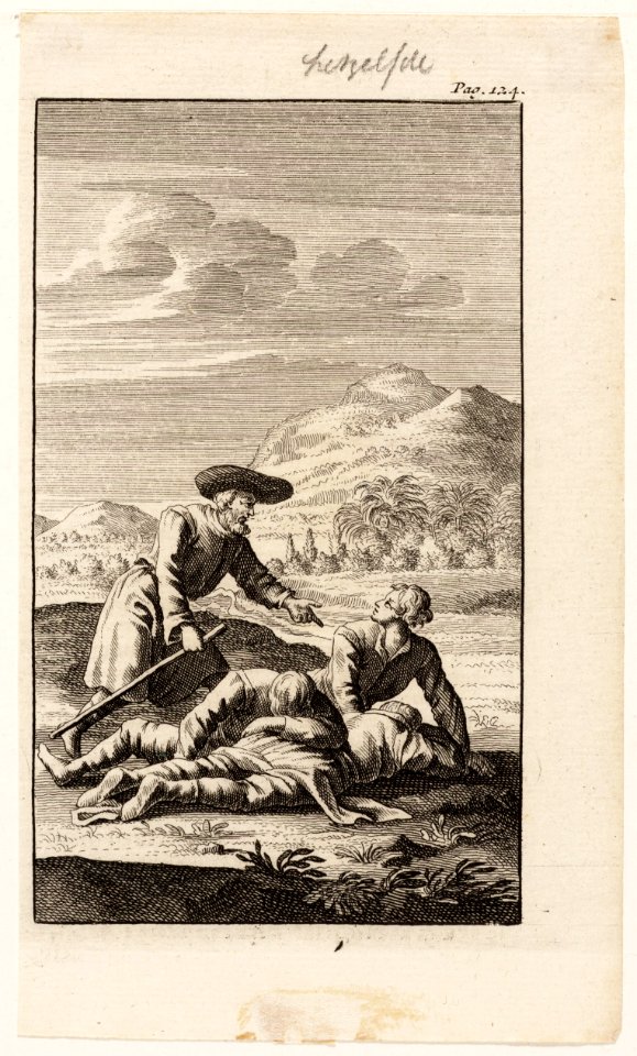 Christen vindt Slegte, Luyaart en Vermetele slapende, objectnr A 41708