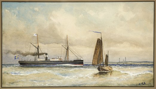 Christian Fredrik Swensson, lastångfartyget Svea, Sjöhistoriska museet, S 5477