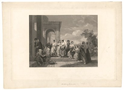 Christening procession) - painted by Penry Williams ; engraved by L. Stocks LCCN2012648909
