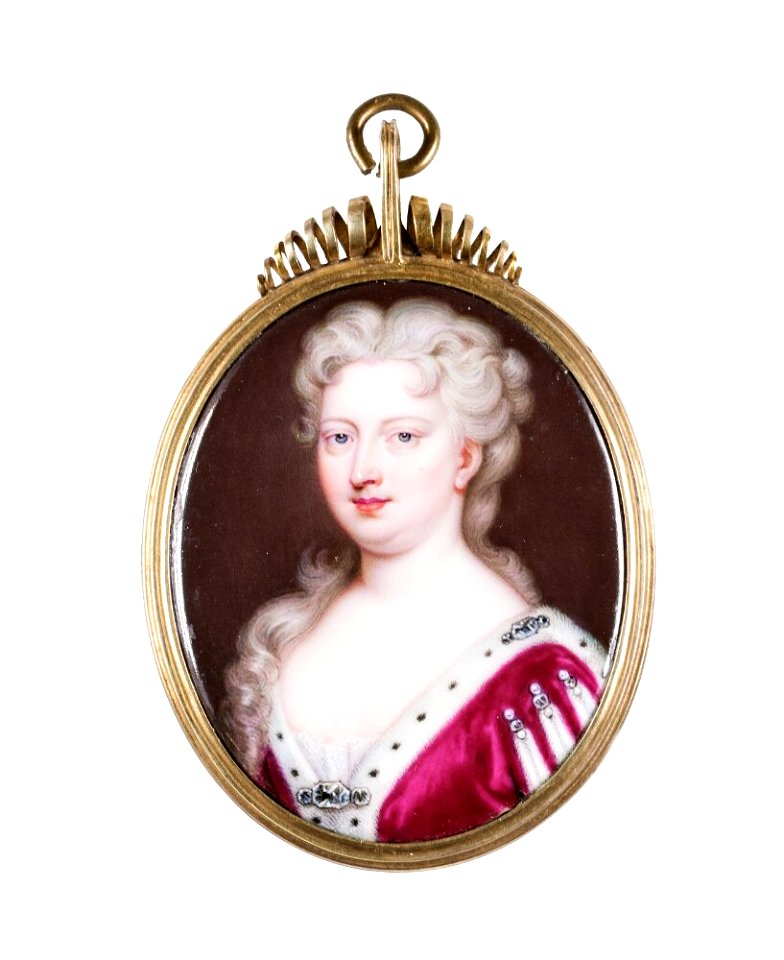 Christian Friedrich Zincke - Wilhelmina Carolina, Queen of England and Scotland - NMB 1060 - Nationalmuseum
