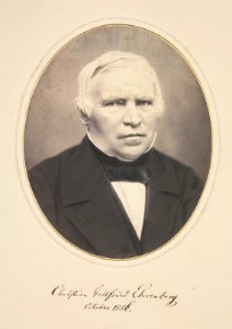 Christian Gottfried Ehrenberg portret