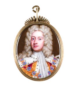 Christian Friedrich Zincke - Georg II, King of England and Scotland - NMB 1059 - Nationalmuseum