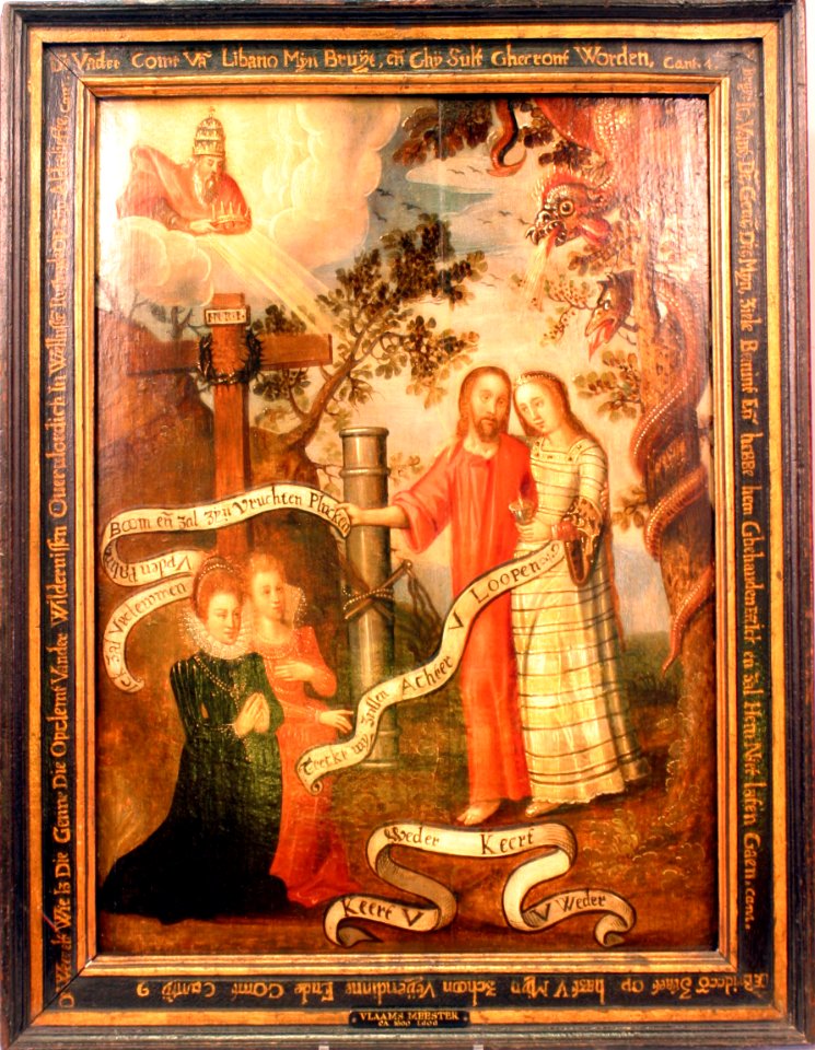 Christian Allegory Southern Netherlandish School Limburgs Museum L08973