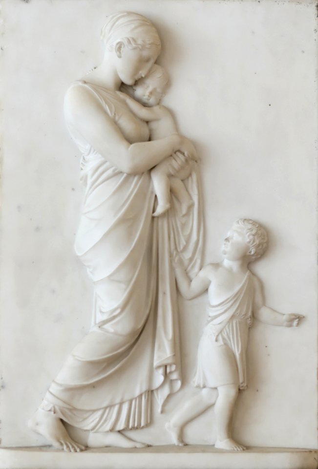 Christian charity Thorvaldsen Louvre RF3698