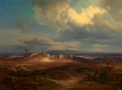 Christian Ernst Bernhard Morgenstern (1805-67) - Lüneberger Heide - RCIN 403993 - Royal Collection
