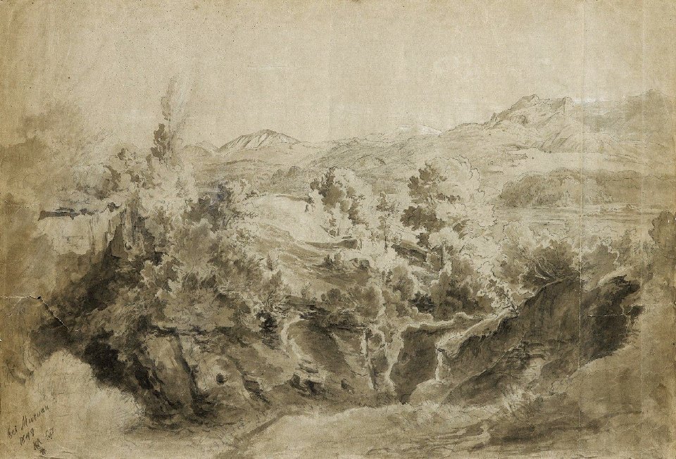 Christian Ernst Bernhard Morgenstern Bei Murnau 1849