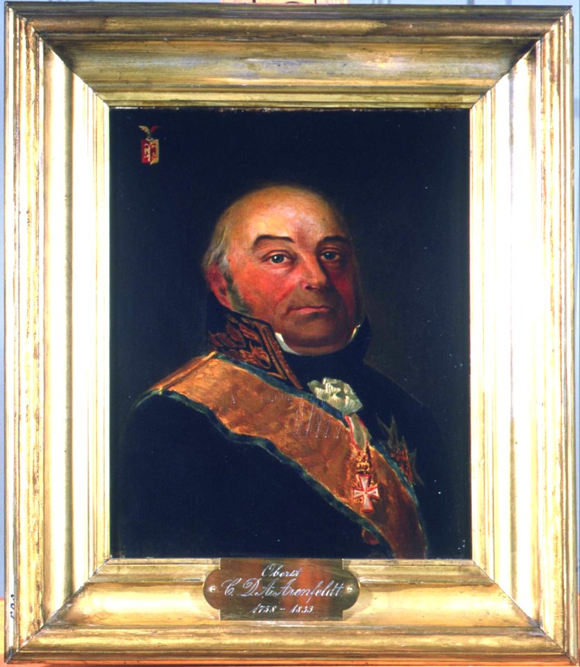 Christian Ditlev Adolph Arenfeldt malt av Andreas Bloch - kopi etter original - Eidsvoll 1814 - EM.00665