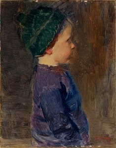 Christian Krohg - A little Boy - Liten gutt - Nasjonalmuseet - NG.M.02346