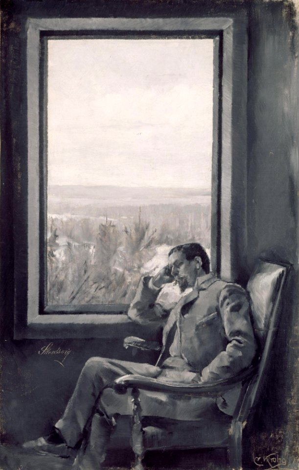 Christian Krohg - Portrait of the Painter Christian Skredsvig - Maleren Christian Skredsvig - Nasjonalmuseet - NG.M.02402