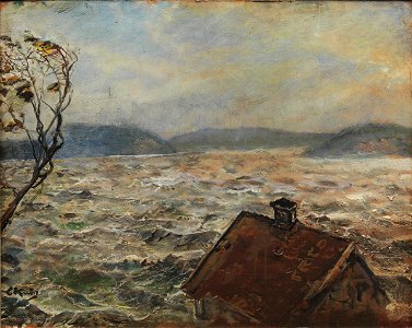 Christian Krohg - Udsigt fra Bjelkeviken - View from Bjelkeviken - Statens Museum for Kunst - Europeana - 2020903 KMS4124
