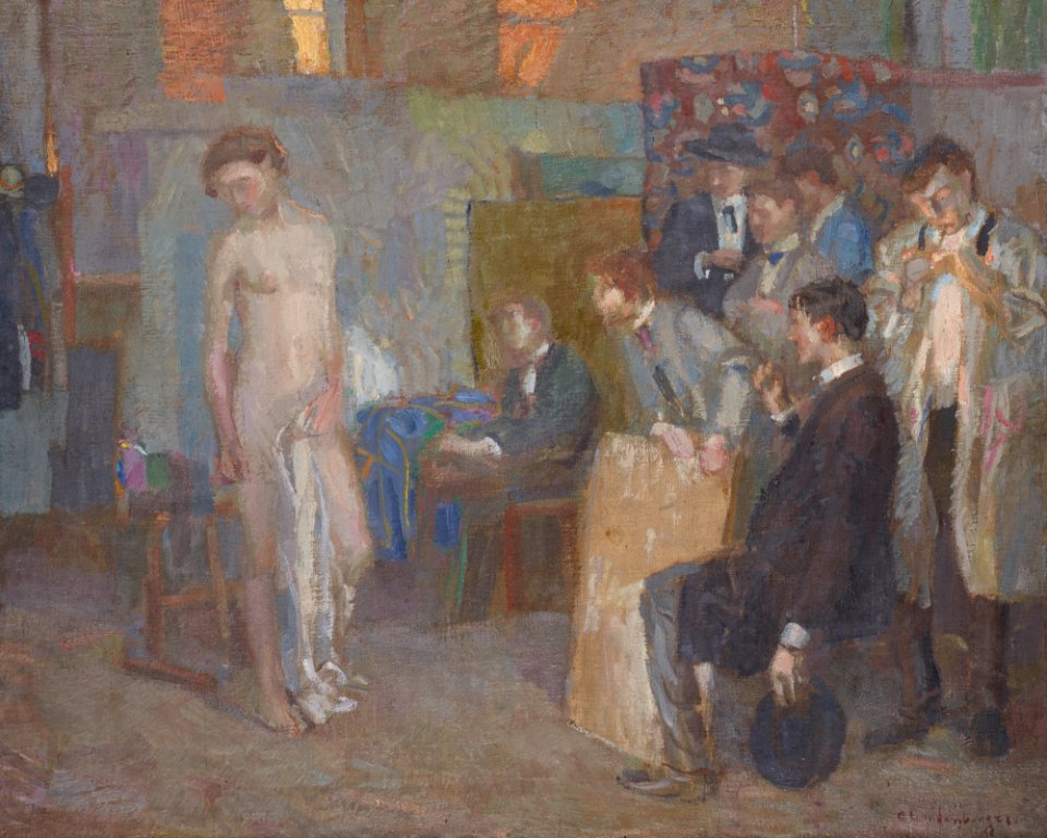 Christian Landenberger - Atelierszene - S 97 - Lenbachhaus