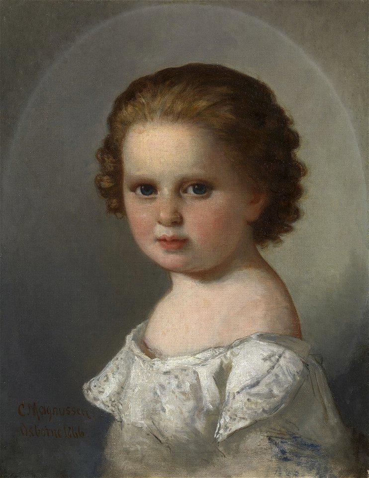 Christian Karl Magnussen (1821-96) - Princess Elizabeth of Hesse (1864-1918), later Grand Duchess Serge of Russia - RCIN 406222 - Royal Collection