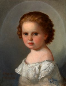 Christian Karl Magnussen (1821-96) - Princess Elizabeth of Hesse (1864-1918), later Grand Duchess Serge of Russia - RCIN 406222 - Royal Collection