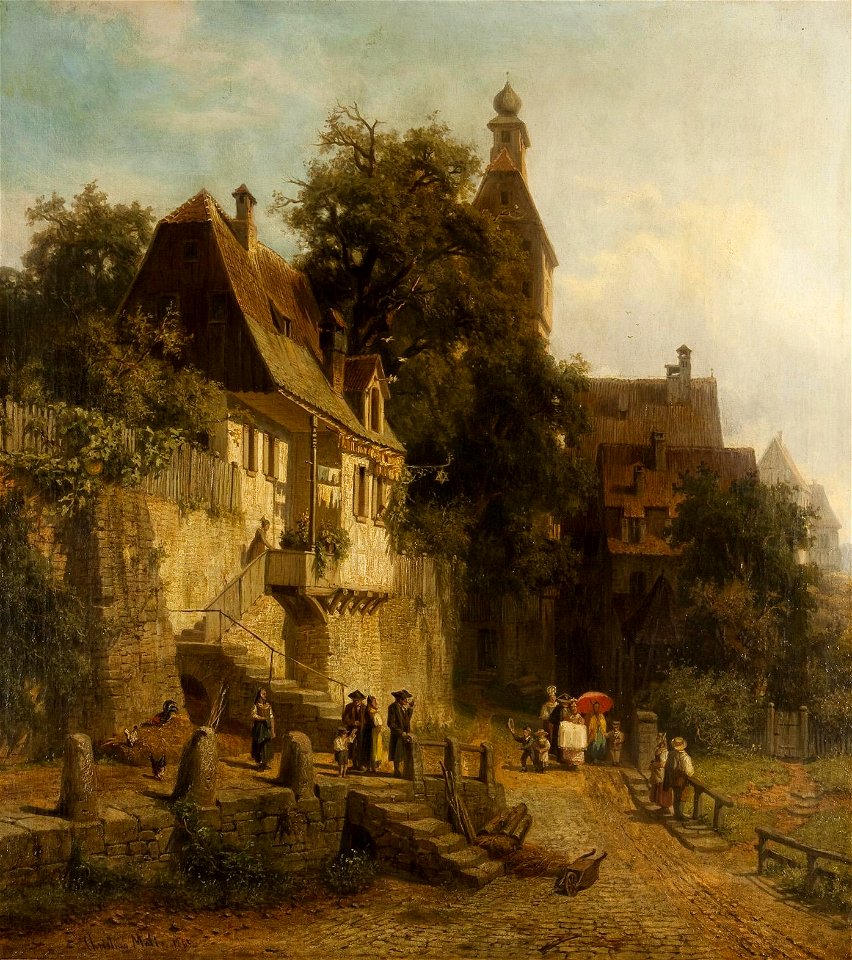 Christian Mali Hinterm Stadttor 1865