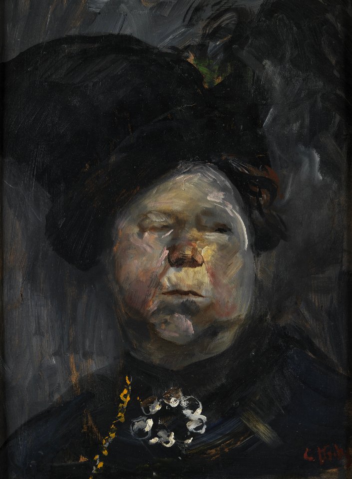 Christian Krohg - Madam Blom - Mrs Blom - Statens Museum for Kunst - Europeana - 2020903 KMS3324
