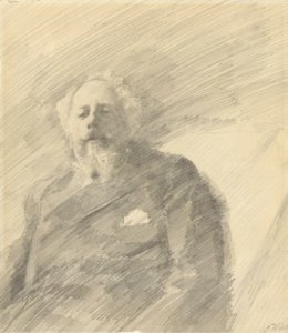 Christian Krohg - Holger Drachmann - Nasjonalmuseet - NG.K&H.B.00401