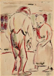 Christian Rohlfs Bauer und Bäuerin 1921