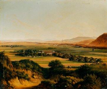 Christian Plattensteiner - Fernblick auf Wien vom Bisamberg - 4131 - Österreichische Galerie Belvedere