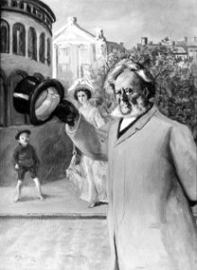 Christian Krohg - Portrett av Henrik Ibsen på Karl Johan - Norsk portrettarkiv - Riksantikvaren - I000088 (cropped)