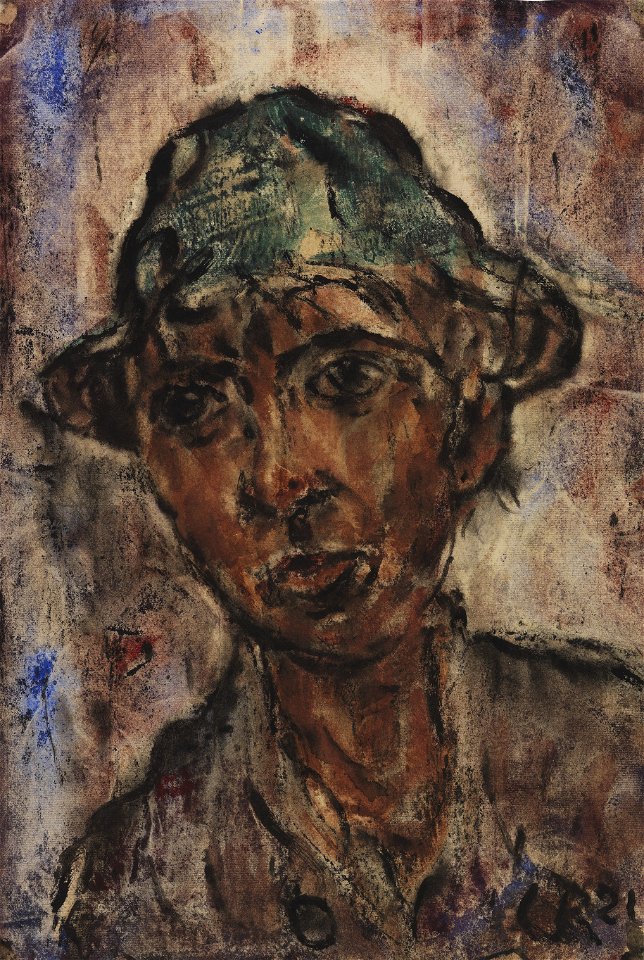 Christian Rohlfs Bursche mit Hut 1921