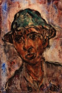 Christian Rohlfs Bursche mit Hut 1921
