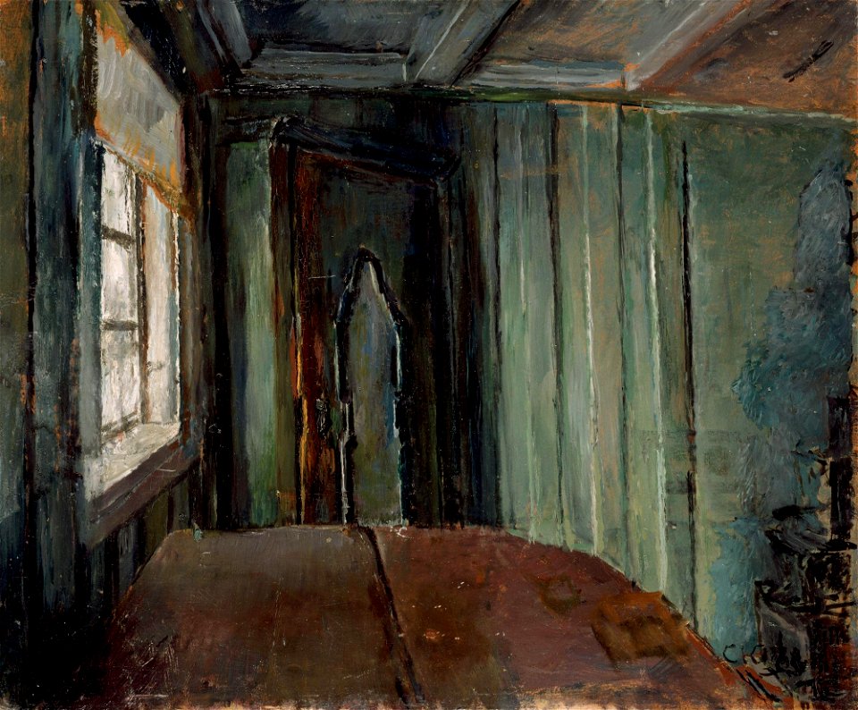 Christian Krohg - The green Room - Den grønne stue - Nasjonalmuseet - NG.M.01269