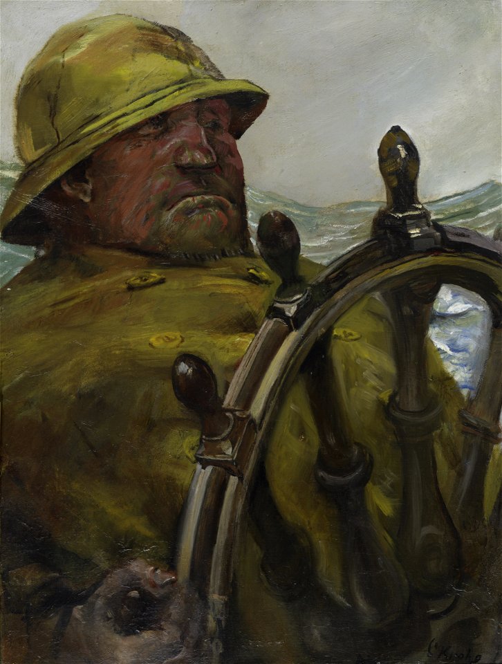Christian Krohg At the Rudder Thielska 200