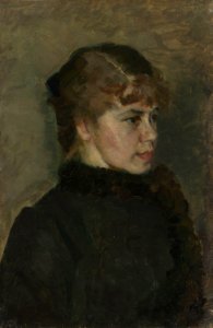 Christian Krohg - Young Lady - Ung dame - Nasjonalmuseet - NG.M.02345