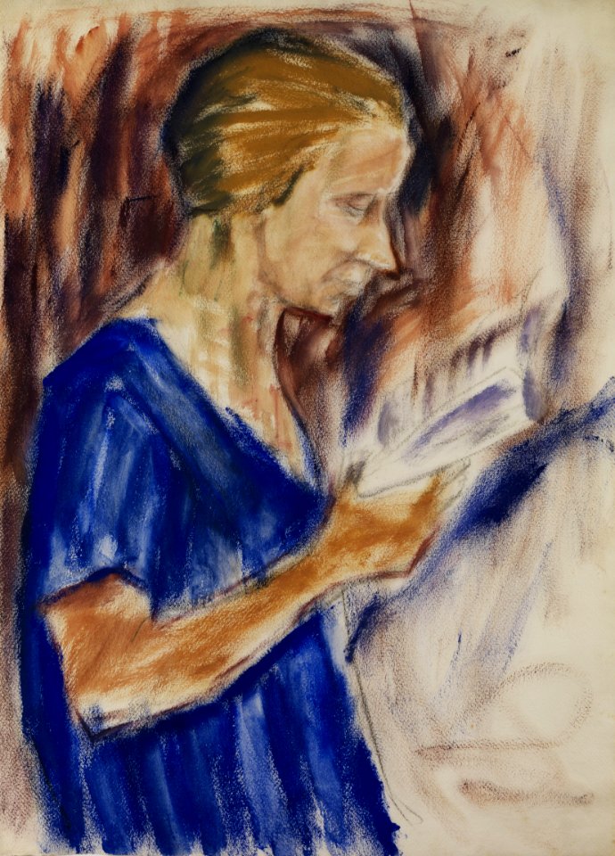 Christian Rohlfs Portrait Helene Rohlfs