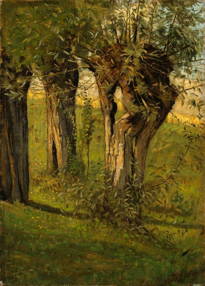 Christian Rohlfs Weiden in der Sonne