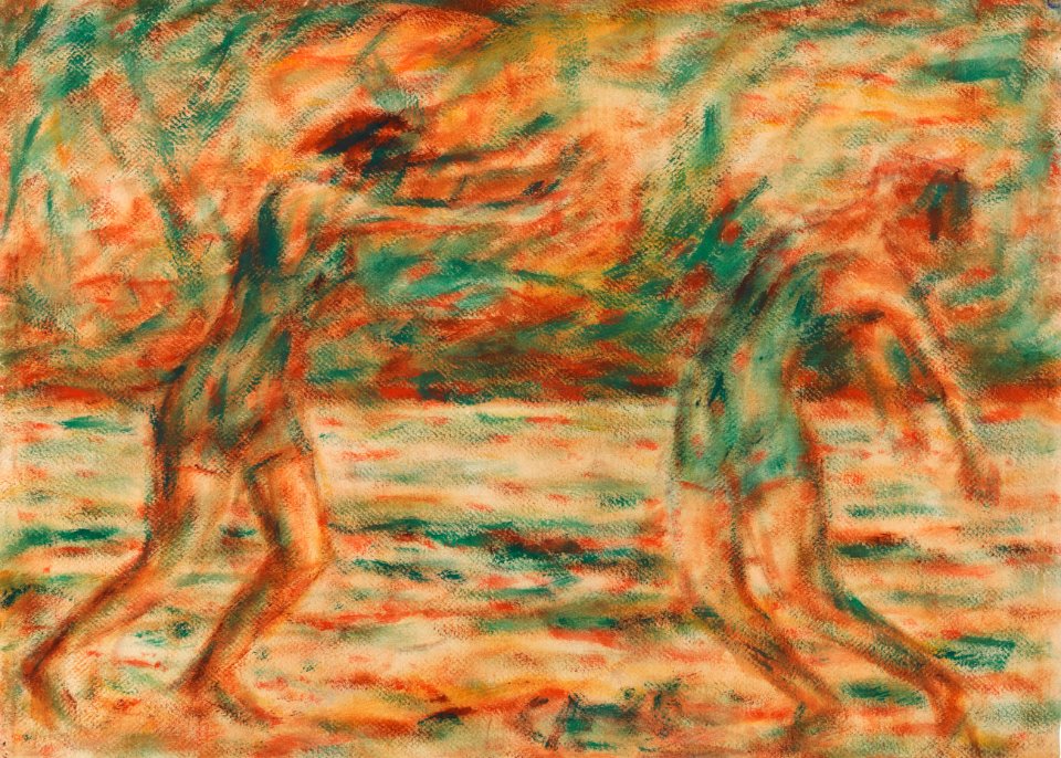 Christian Rohlfs Zwei tanzende Frauen am Strand 1926