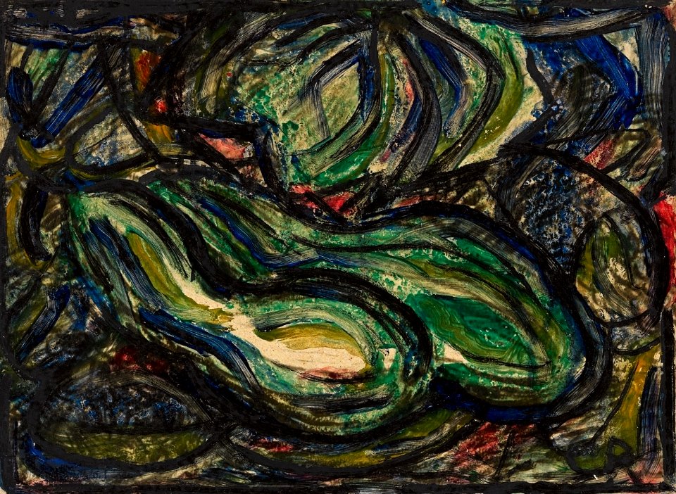 Christian Rohlfs Zwei Schlangenkürbisse 1910