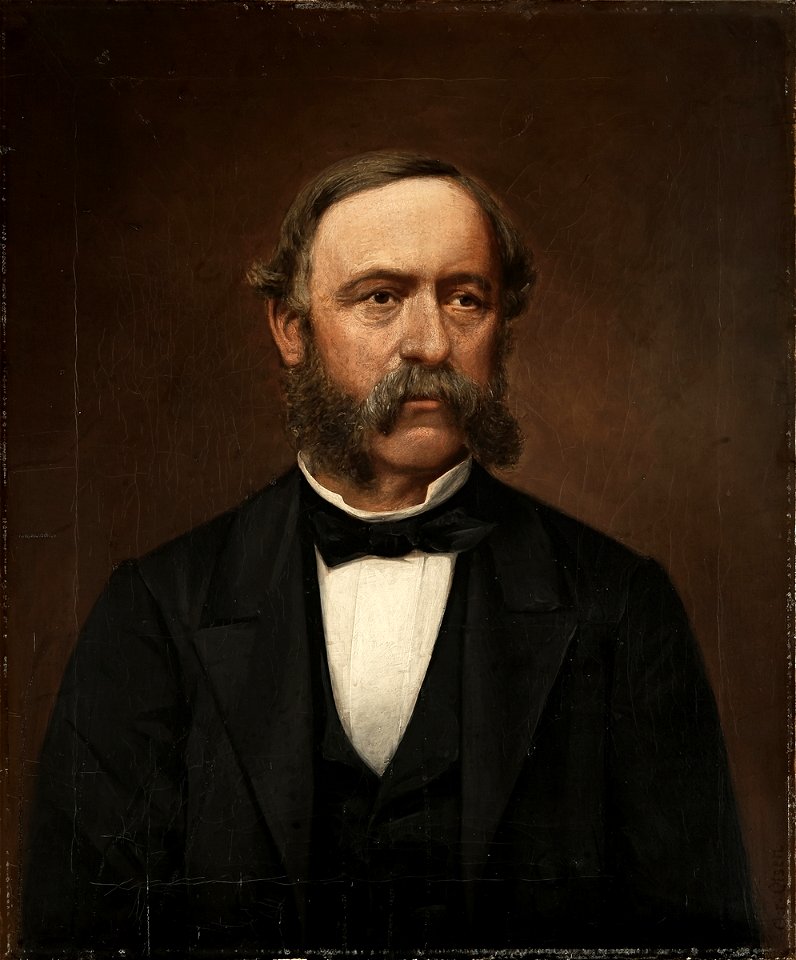 Christian Olsen - Portrett av havnedirektør Oluf N. Roll - Oslo Museum - OMu.k00073