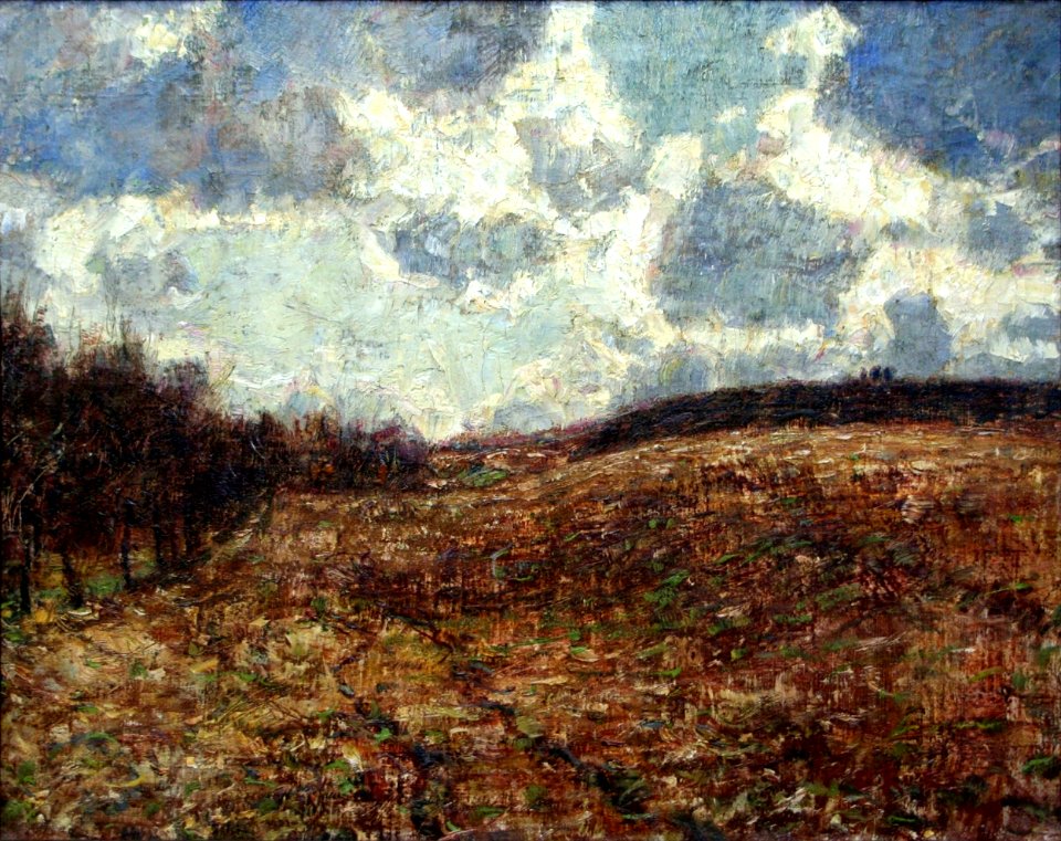 Christian Rohlfs - Hügelige Landschaft im Spätherbst