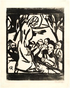Christian Rohlfs Bergpredigt 1916