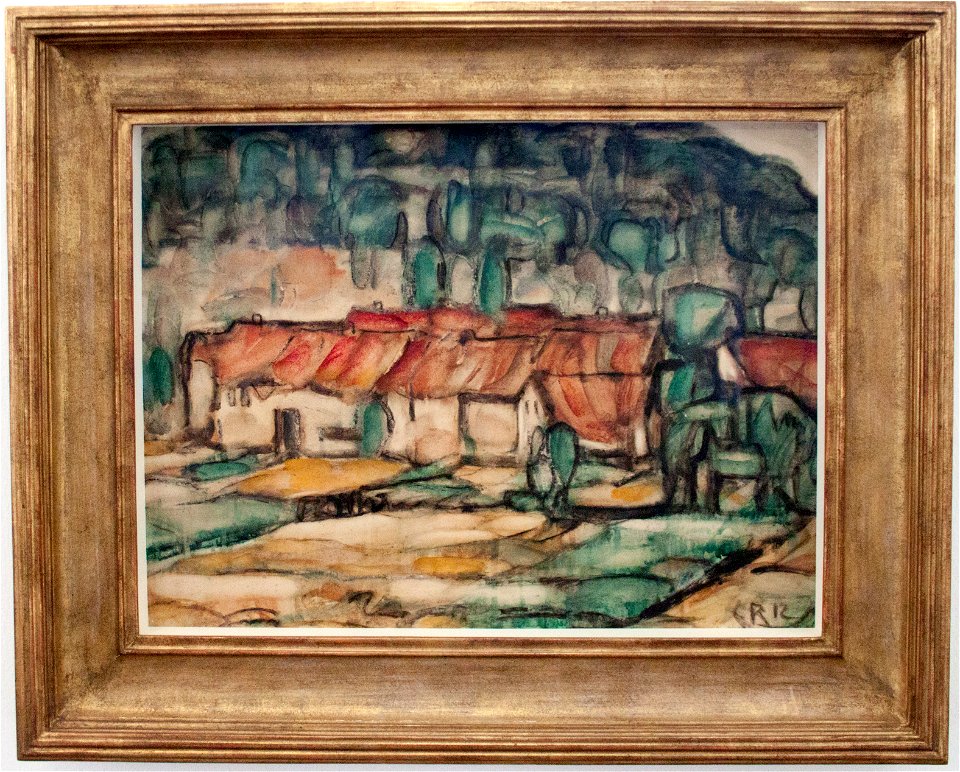 Christian Rohlfs - Rote Dächer