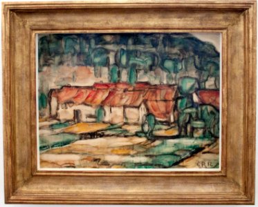 Christian Rohlfs - Rote Dächer