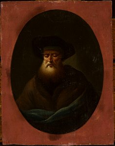 Christian Wilhelm Ernst Dietrich - Old man with blue fabric - M.Ob.366 MNW - National Museum in Warsaw