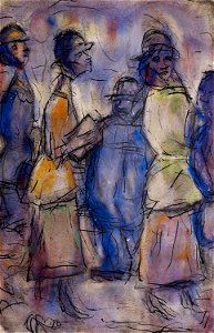 Christian Rohlfs Ohne Titel (Auf der Straße)
