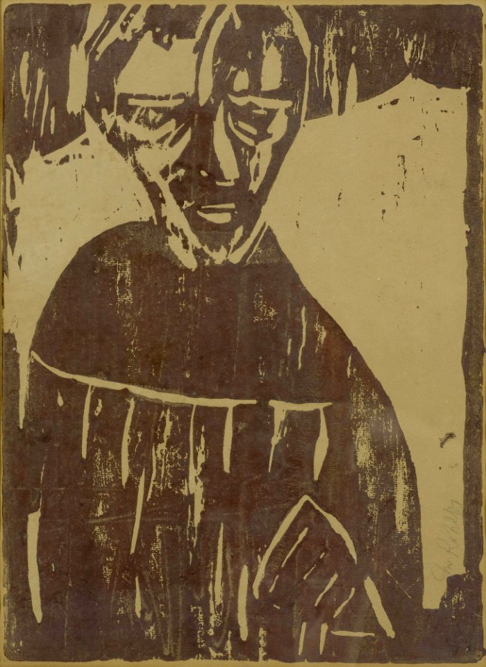 Christian Rohlfs Prediger (Alter Mann) 1918