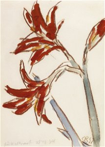 Christian Rohlfs Roter Amaryllis 1931