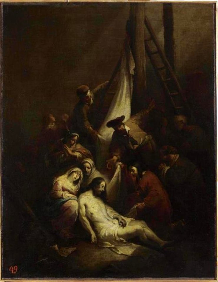 Christian Wilhelm Ernst Dietrich - De bewening van Christus - ГЭ-1329 - Hermitage Museum