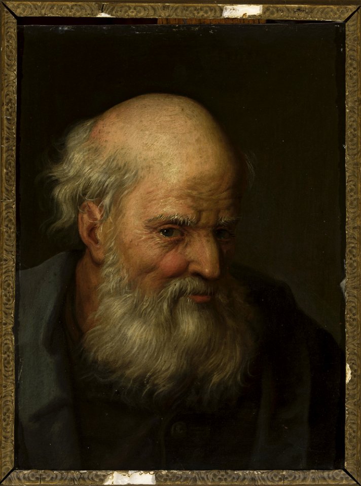 Christian Wilhelm Ernst Dietrich - Head of an old man (St. Peter^) - M.Ob.1345 MNW - National Museum in Warsaw
