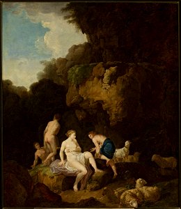 Christian Wilhelm Ernst Dietrich - Nymphs in a grotto - M.Ob.345 MNW - National Museum in Warsaw