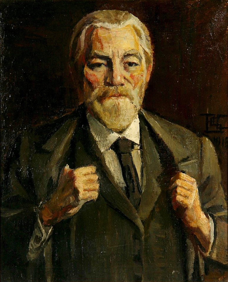 Poul S. Christiansen - Selvportræt - 1918