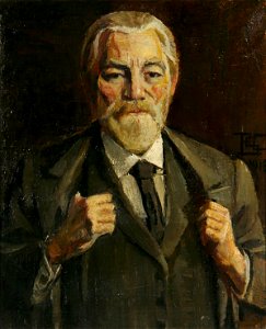 Poul S. Christiansen - Selvportræt - 1918