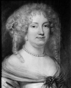 Christina Catharina De la Gardie, 1632-1704, hovfröken hos drottning Kristina - Nationalmuseum - 39376