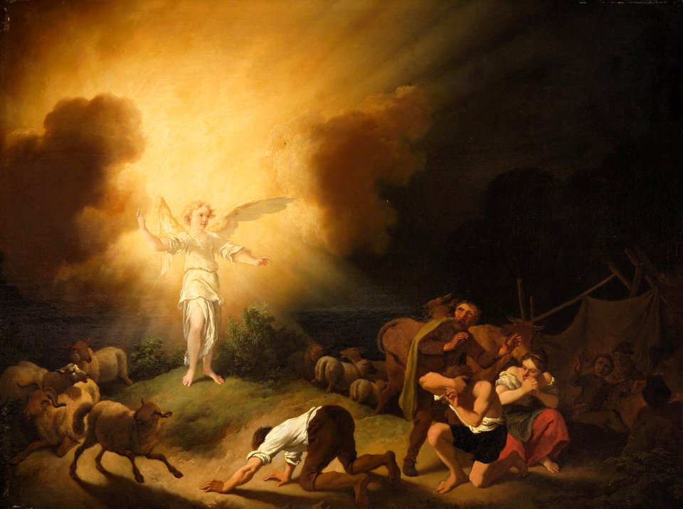 Christian Wilhelm Ernst Dietrich (Dietricy) - Verkündigung an die Hirten - GG 1181 - Kunsthistorisches Museum