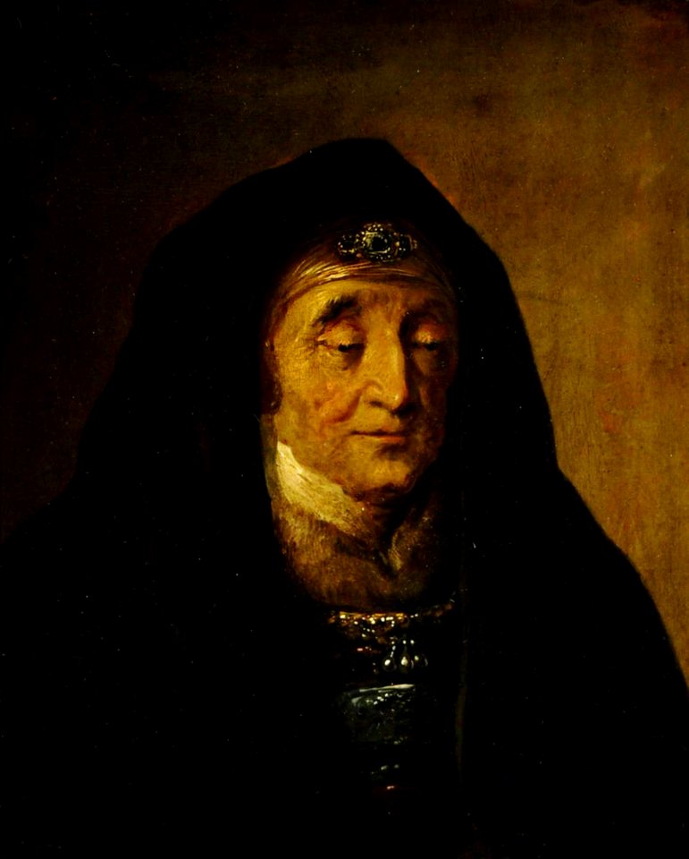 Christian Wilhelm Ernst Dietrich (1712-1774) (attributed to) - Portrait of a Woman (called 'Rembrandt's Mother') - 959478 - National Trust