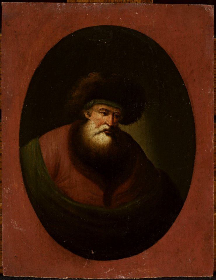 Christian Wilhelm Ernst Dietrich - Old man with green fabric - M.Ob.365 MNW - National Museum in Warsaw